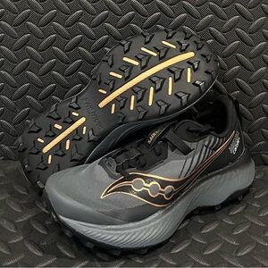 Womens‎ Saucony Trail Hiking Shoes Black Size 9.5